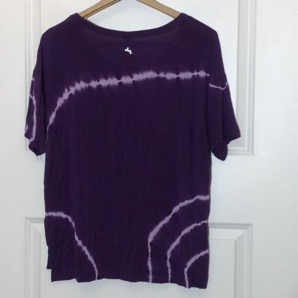Joy Lab Tye Dye Purple Workout Top Small - Picture 3 of 5